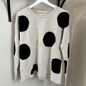 Philosophy Polka Dot Cashmere Sweater size L